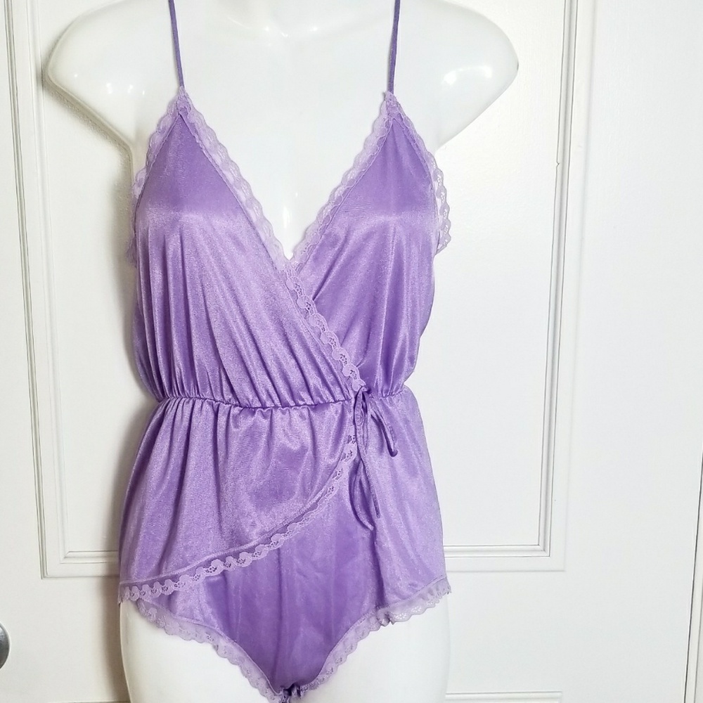 Vintage 70s Lavendar Teddy